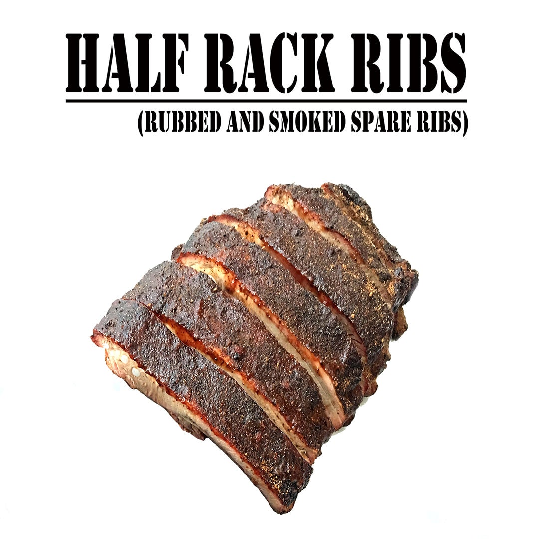 Half a rack of ribs hot sale